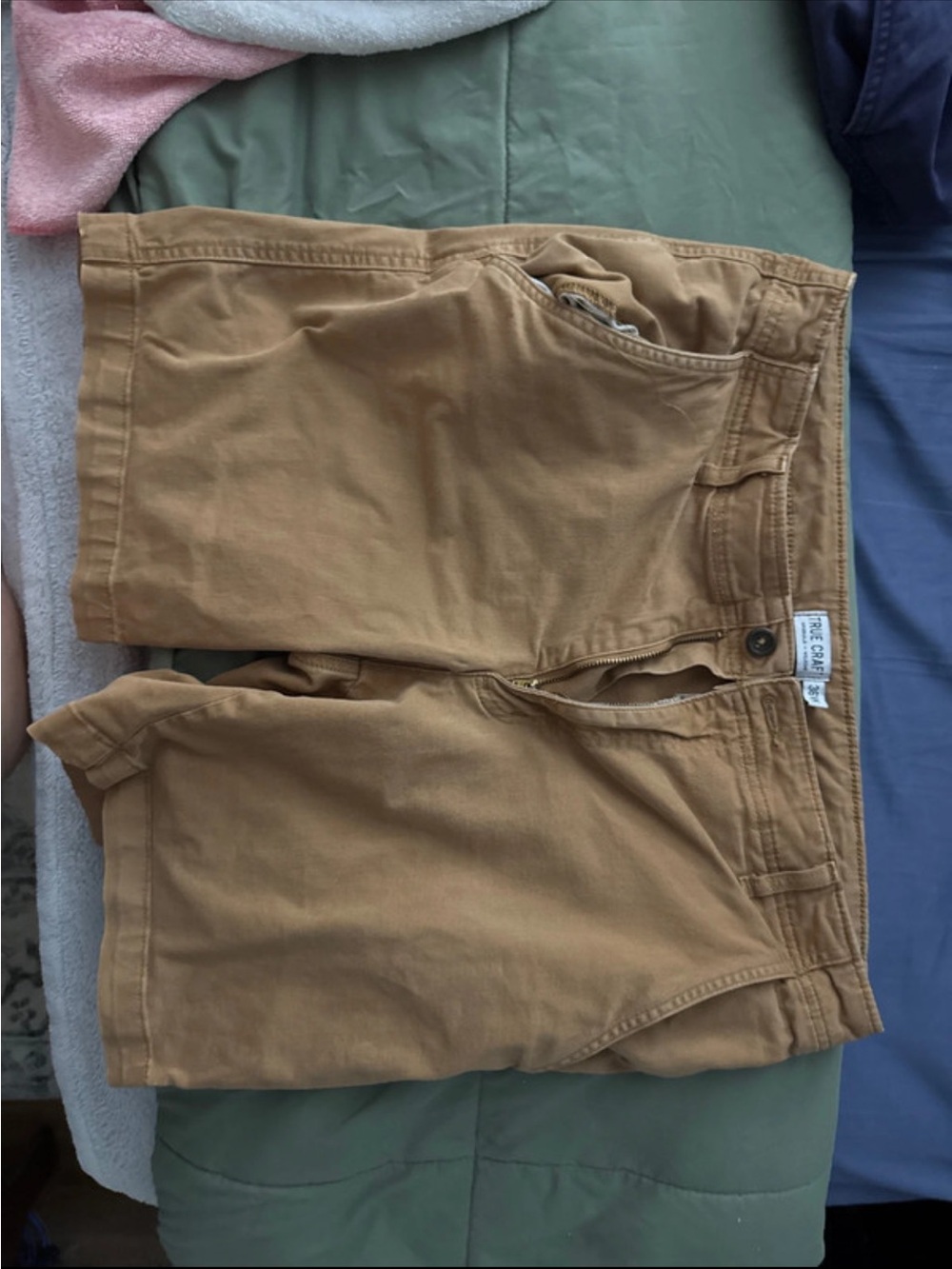 True Craft Tan Chino Shorts - Casual Cotton
